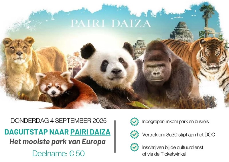 Daguitstap naar Pairi Daiza